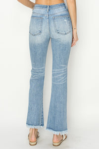 HR Ankle Bootcut Frayed Jean