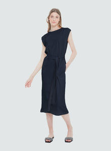 Tie Knit Waist Dress