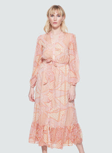Tie Waist Midi Dress