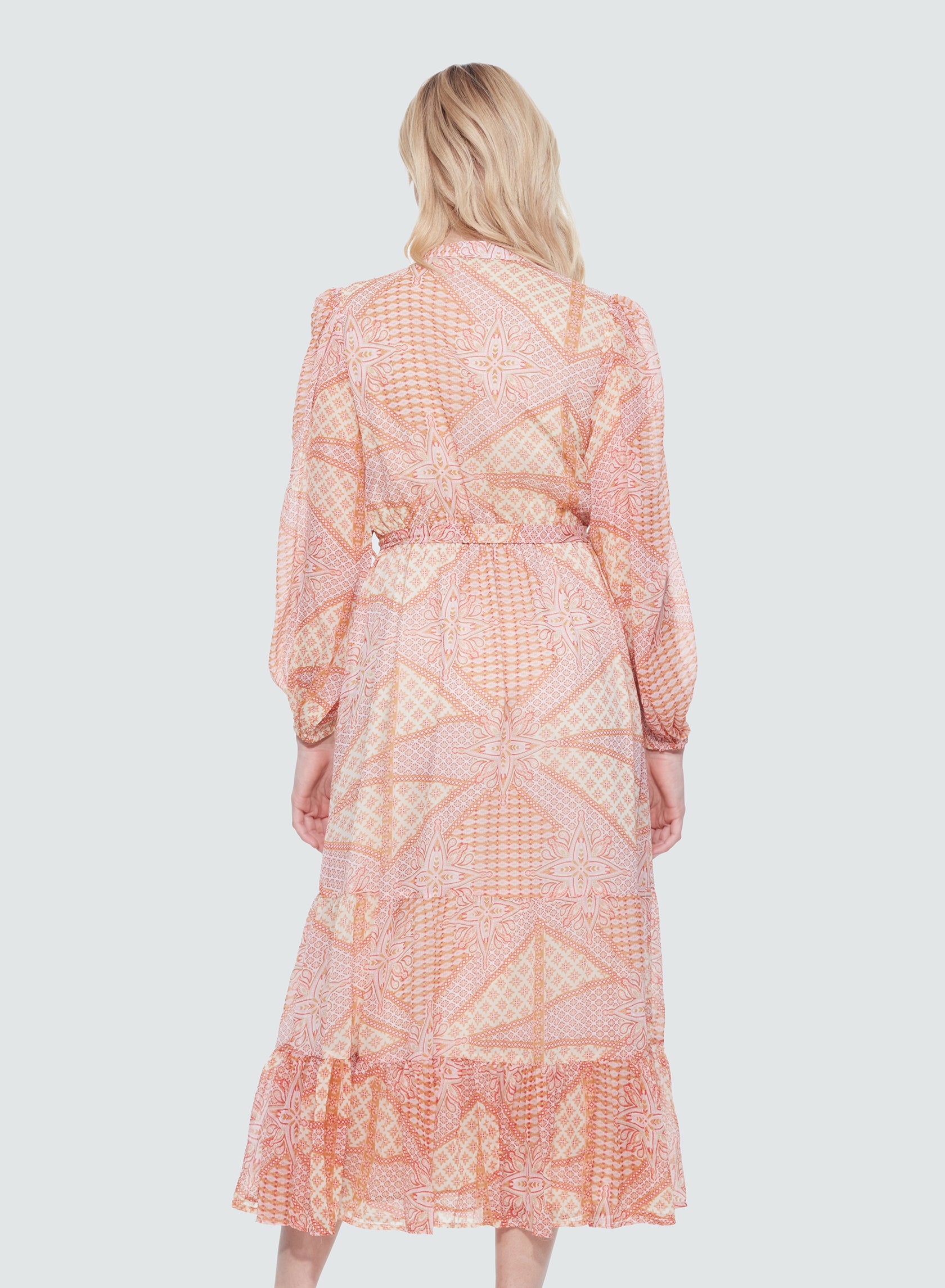 Tie Waist Midi Dress