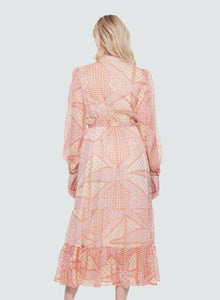 Tie Waist Midi Dress