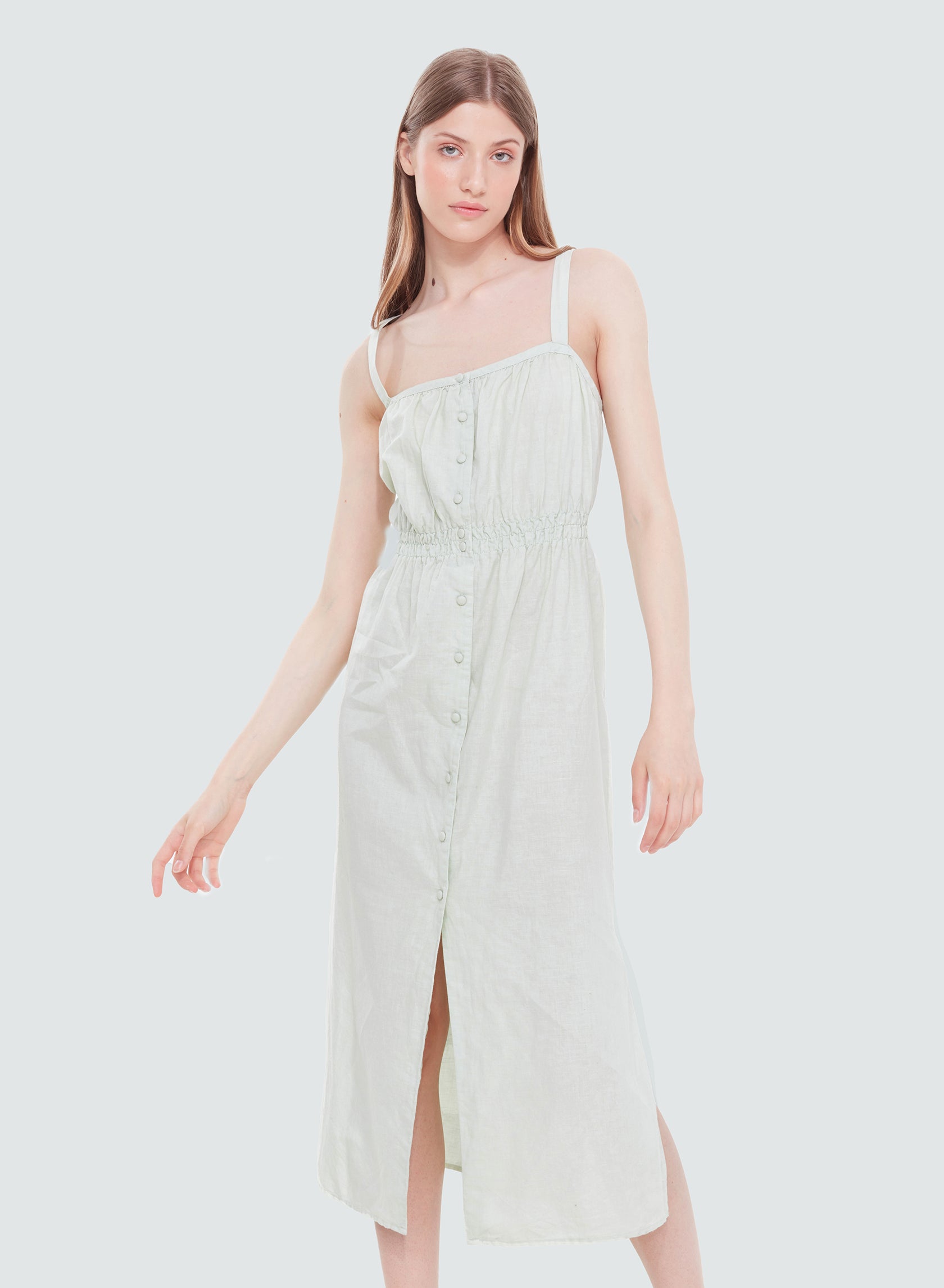 Button Front Cami Dress