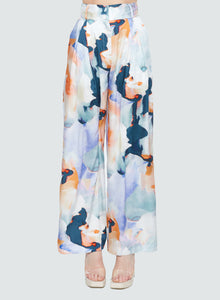 Printed Pleated Pant