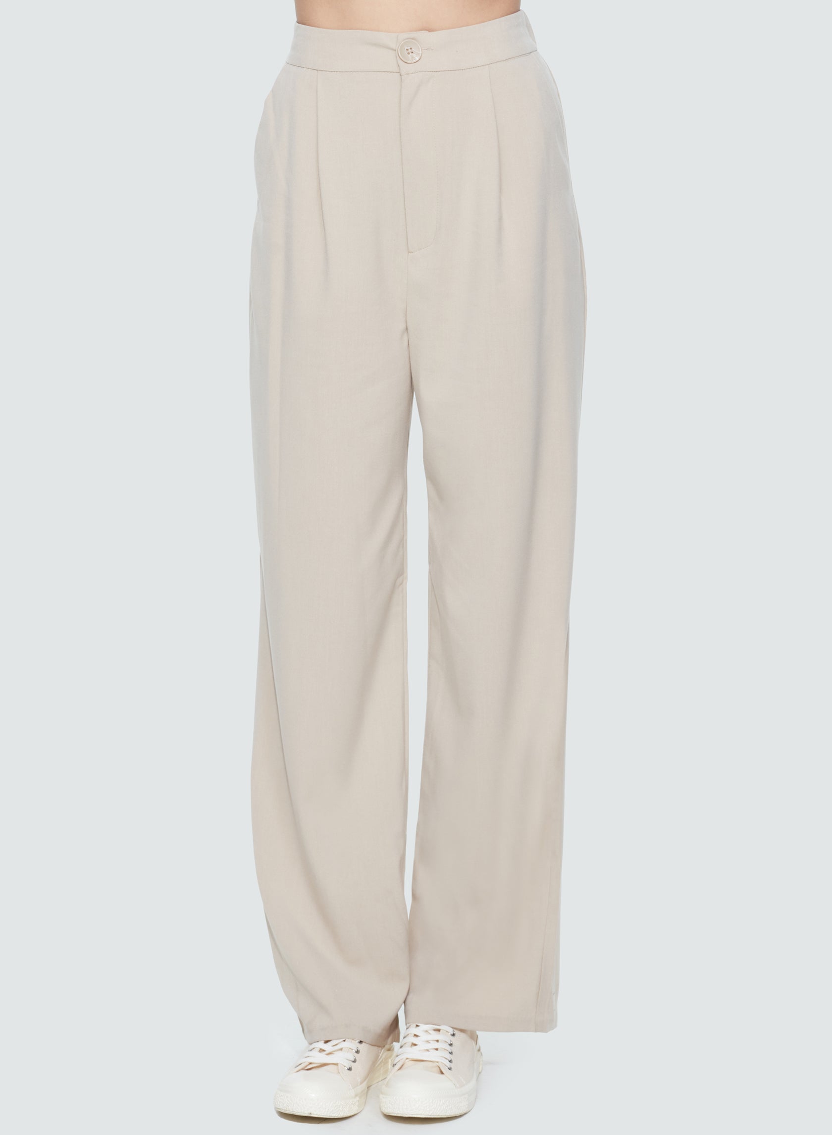 High Waisted Pleated Pant