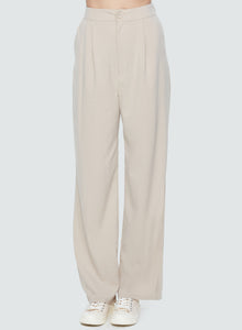 High Waisted Pleated Pant