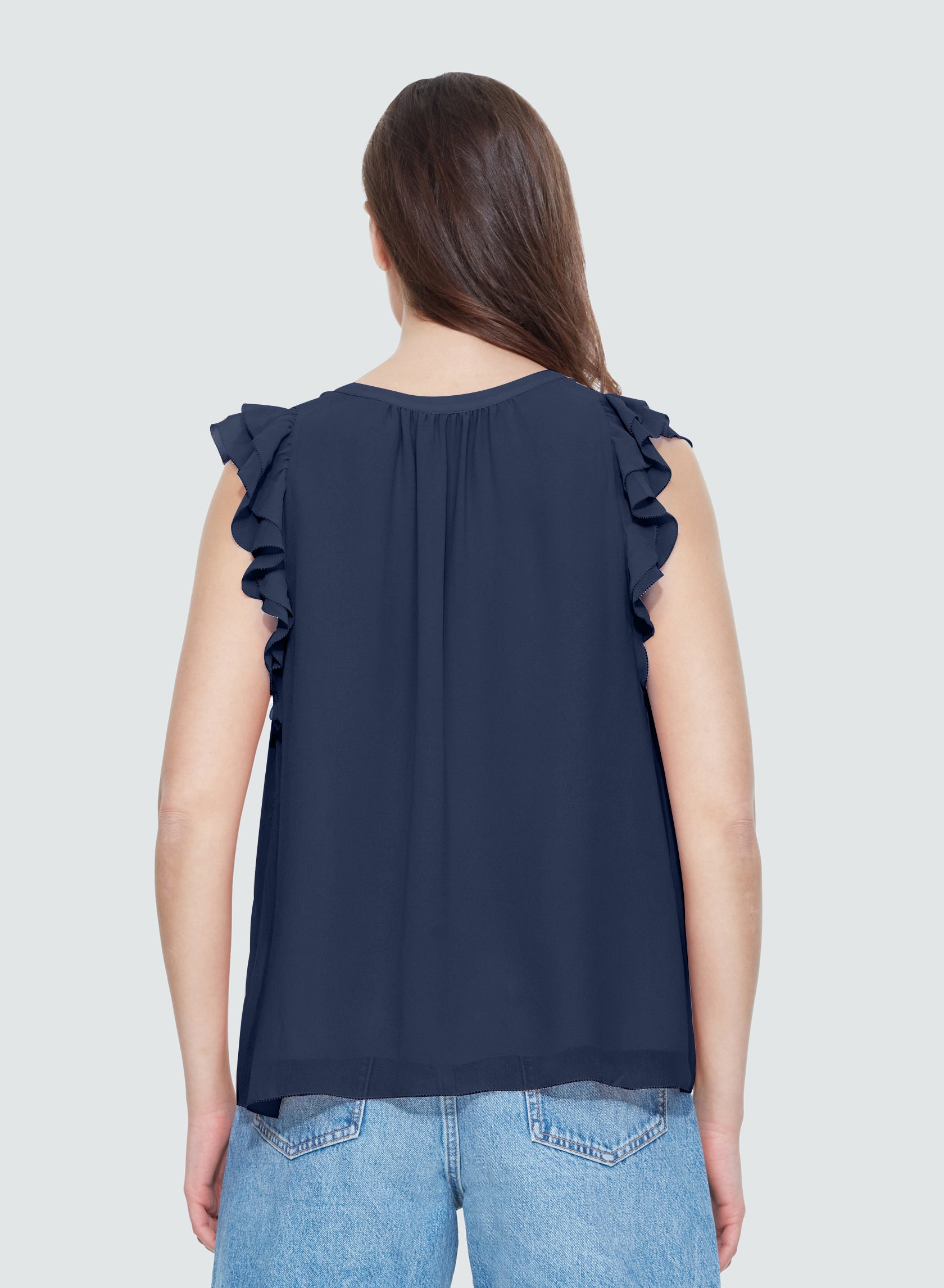 Flounce Ruffle Top