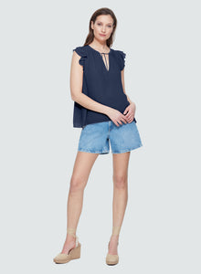 Flounce Ruffle Top