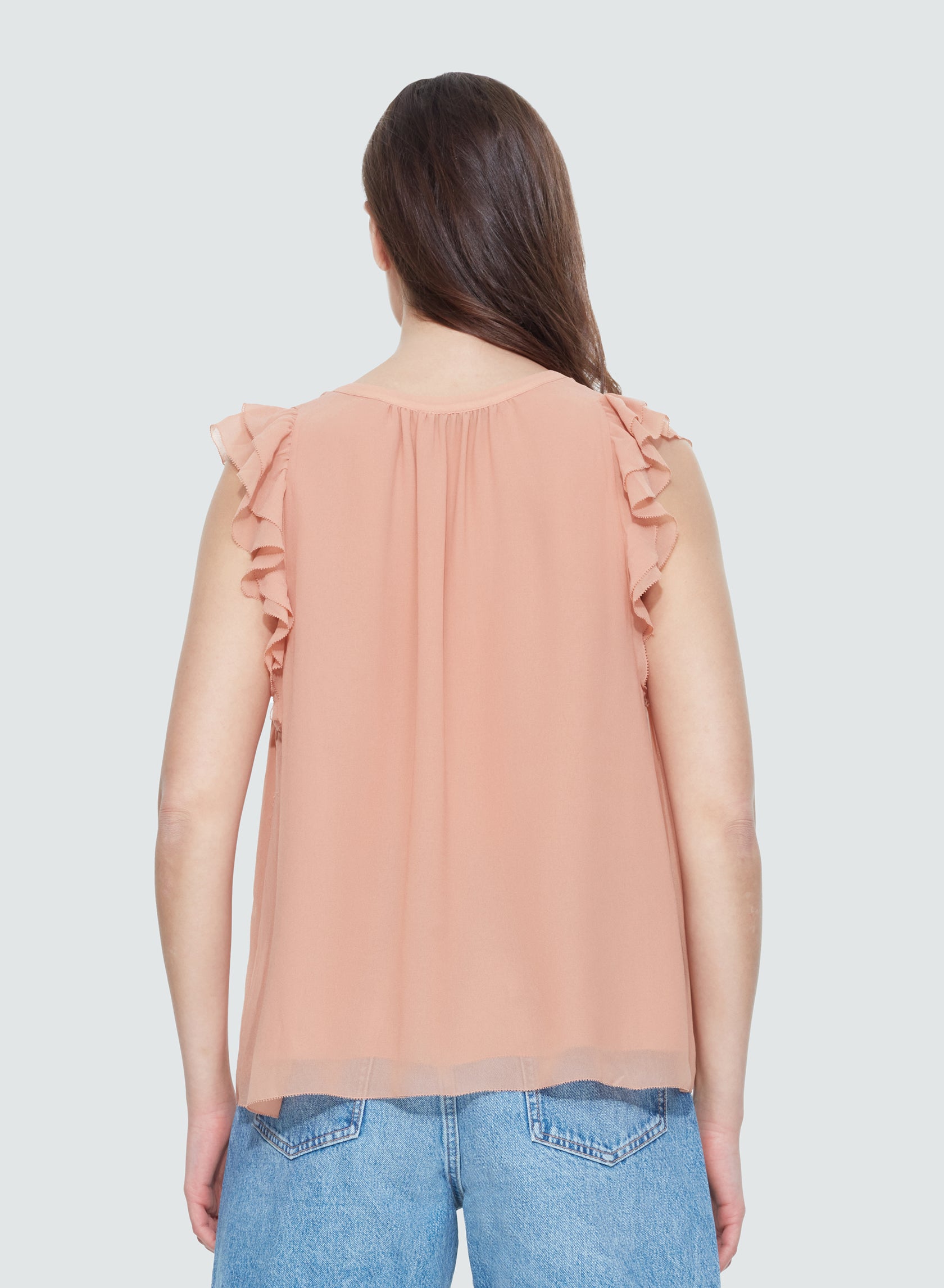 Flounce Ruffle Top
