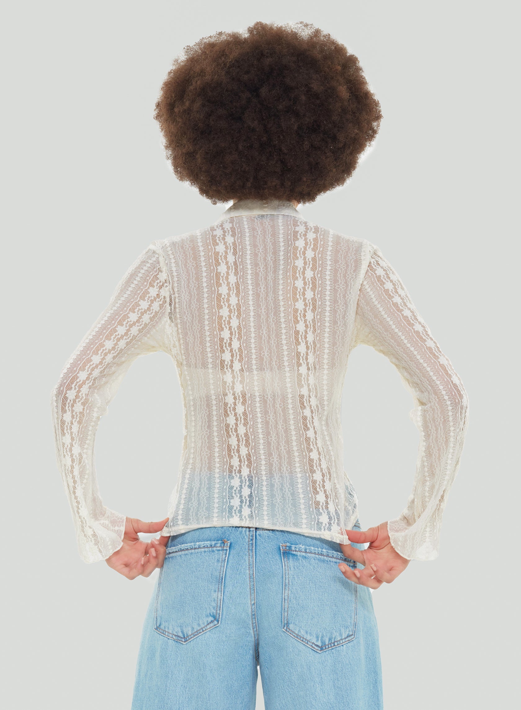 Collared Lace Blouse