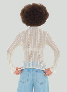 Collared Lace Blouse