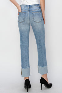 Eve HR Crop Straight Leg Cuffed