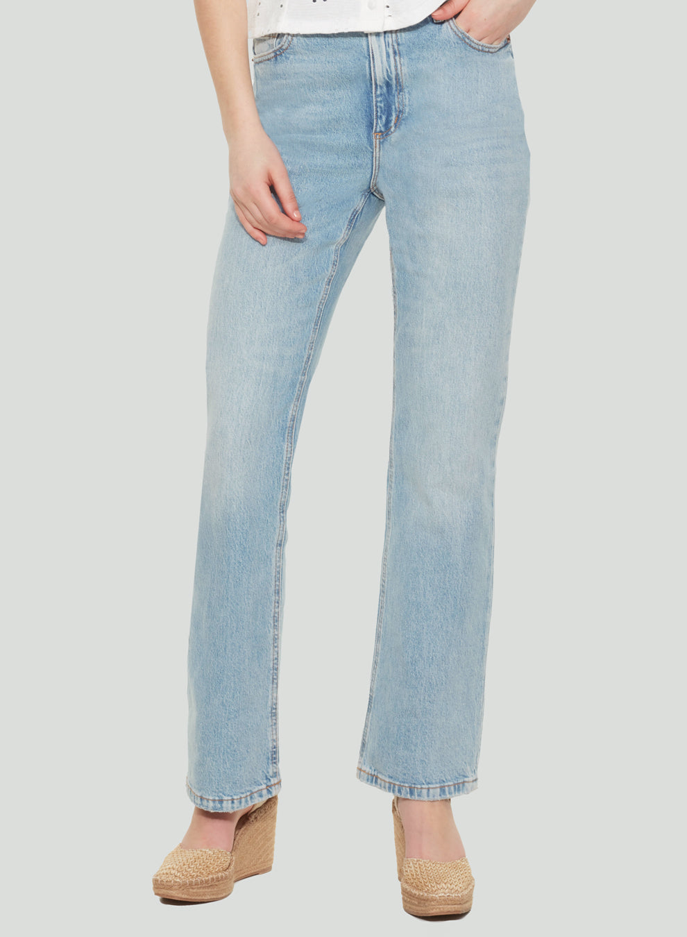 High Rise Relaxed Bootcut Jean