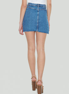 High Waisted Denim Skirt