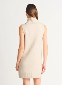 Sleeveless Turtleneck Dress