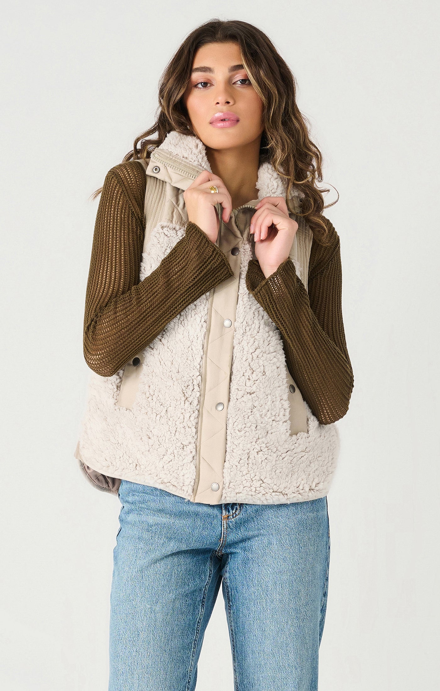 【ギフ_包装】 Mixed Clothing Gecko Spotted – Vest Fabric トップス