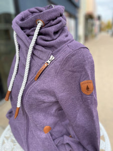 Hestia Purple Side Zip