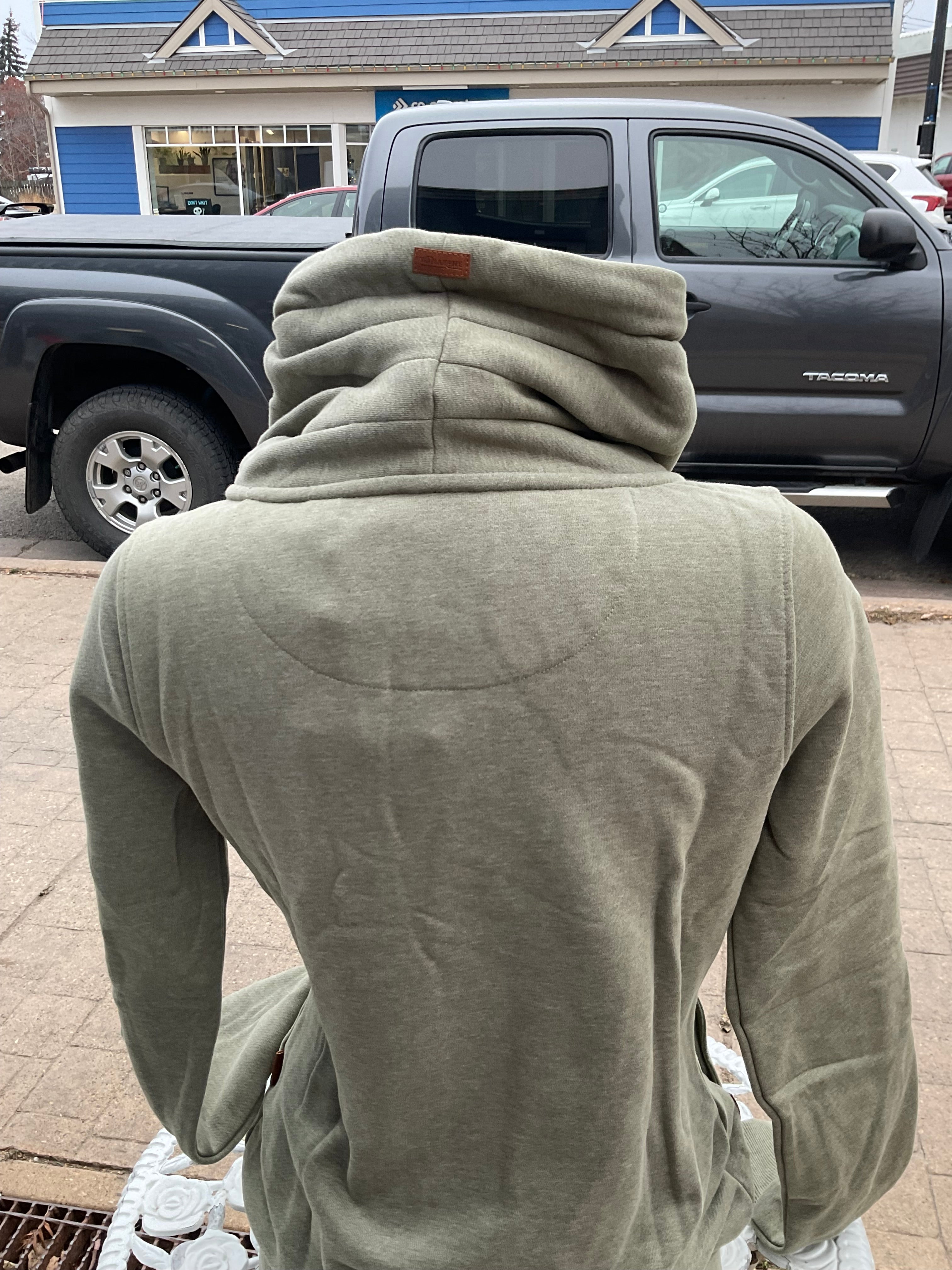 Hestia Surplus Side Zip Ladies Hoodie