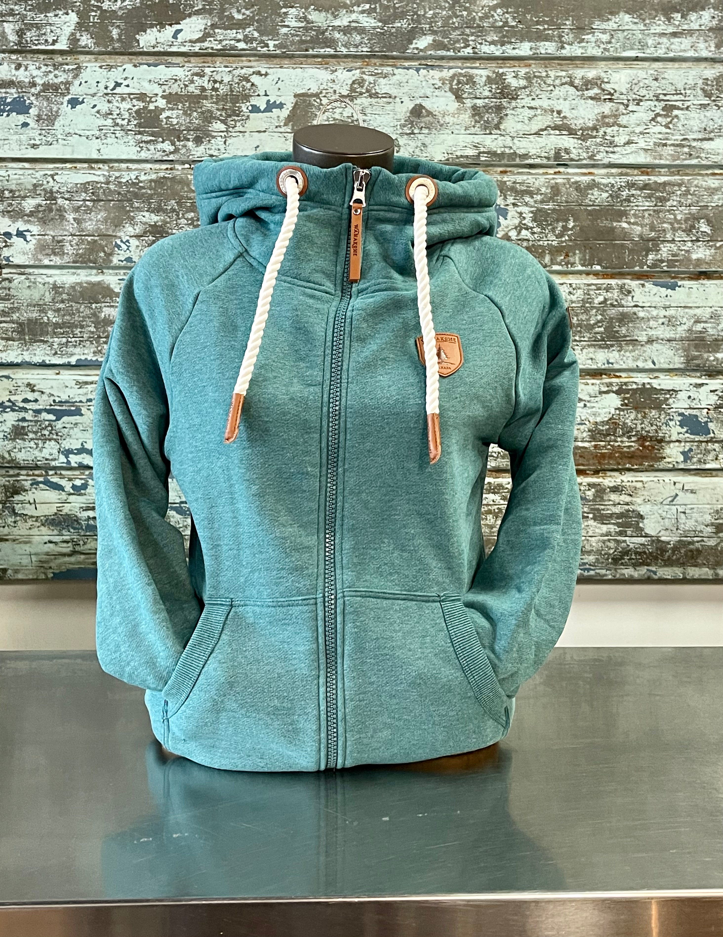 Hera Mallard Green Front Zip