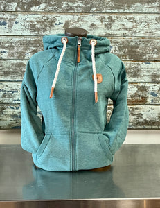 Hera Mallard Green Front Zip