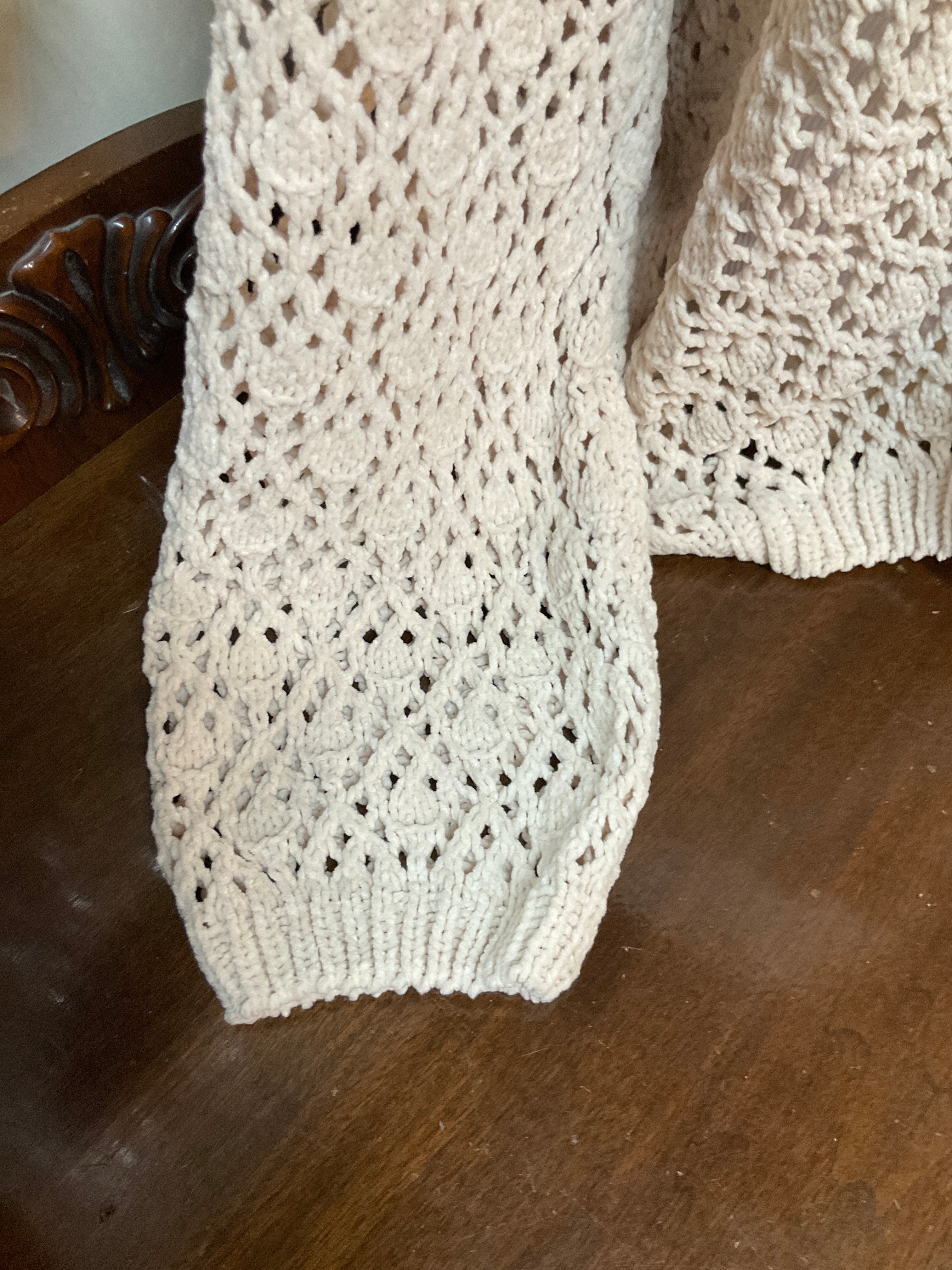 Kat The Crochet Chenille Sweater