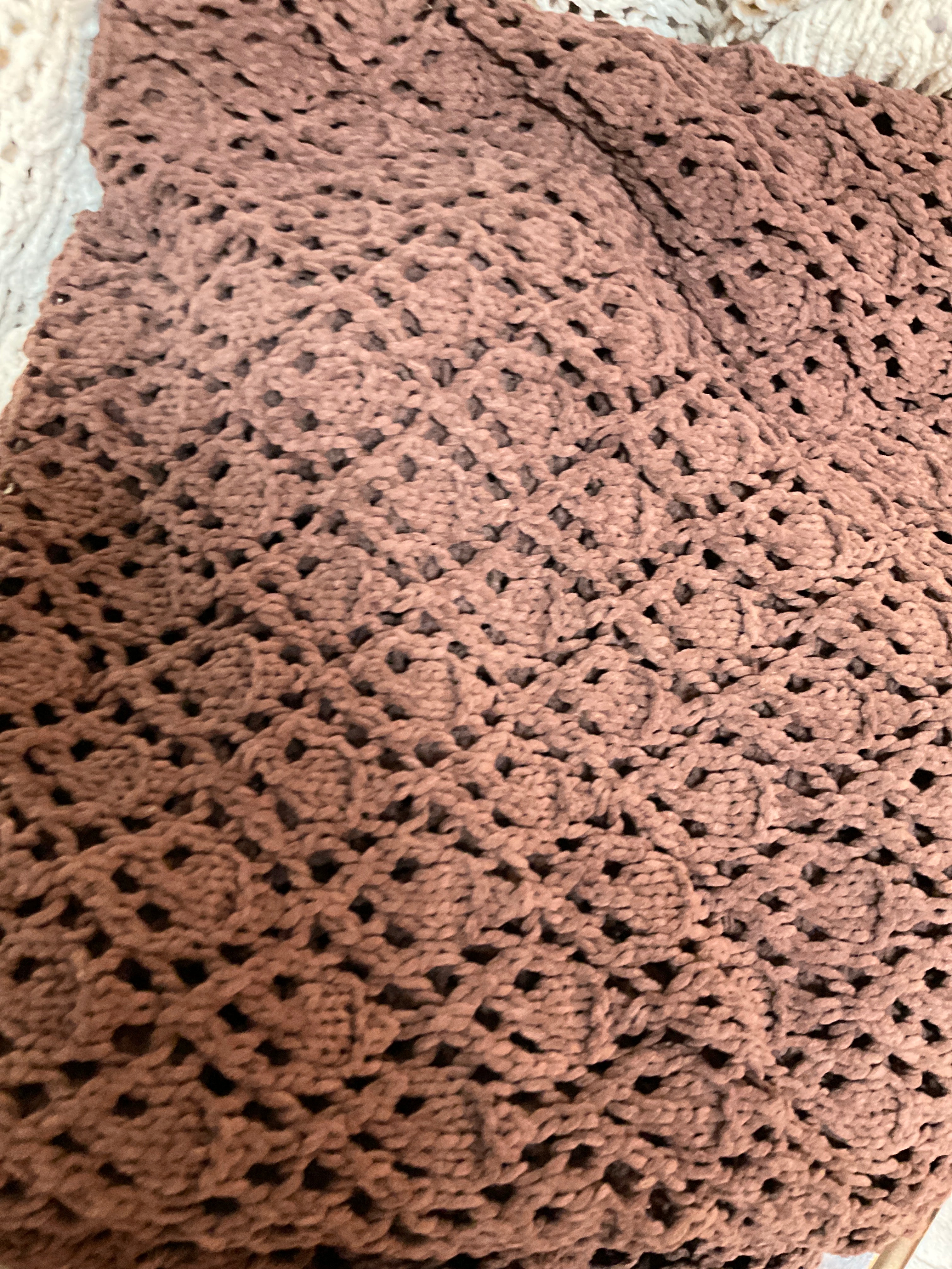 Kat The Crochet Chenille Sweater