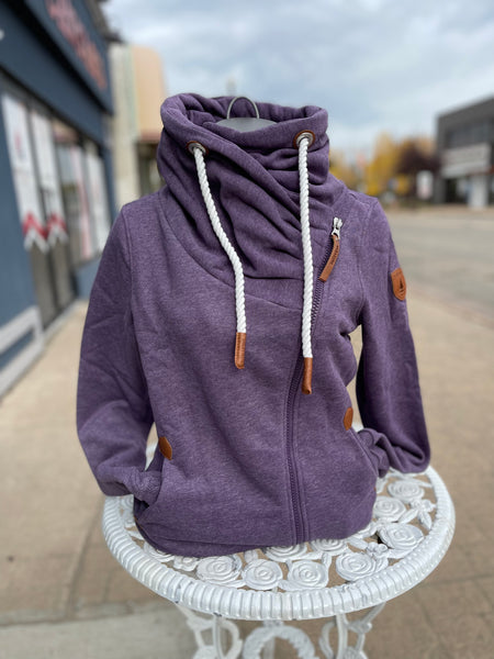 Hestia Purple Side Zip Spotted Gecko Clothing