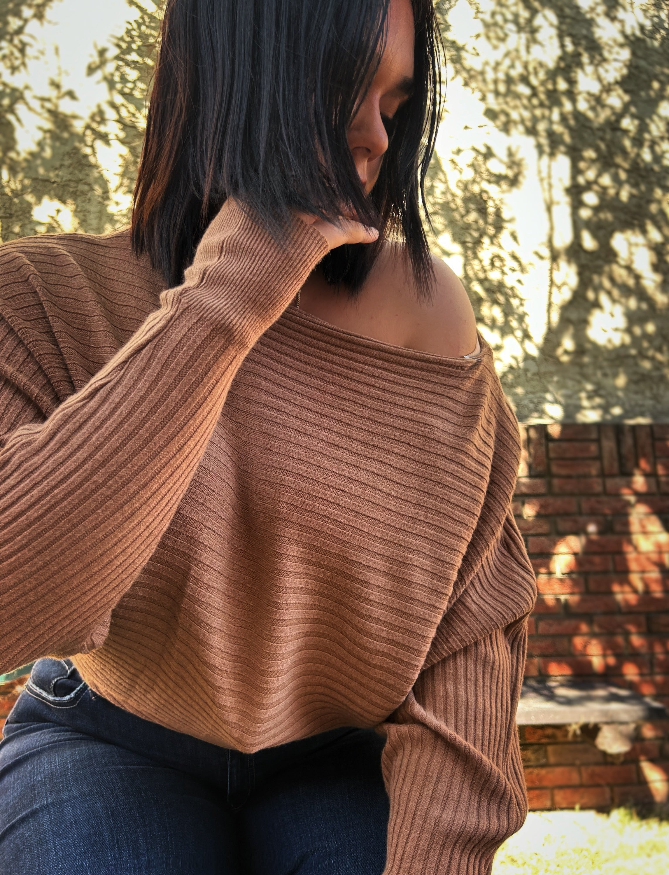 One Size Batwing Italian  Top