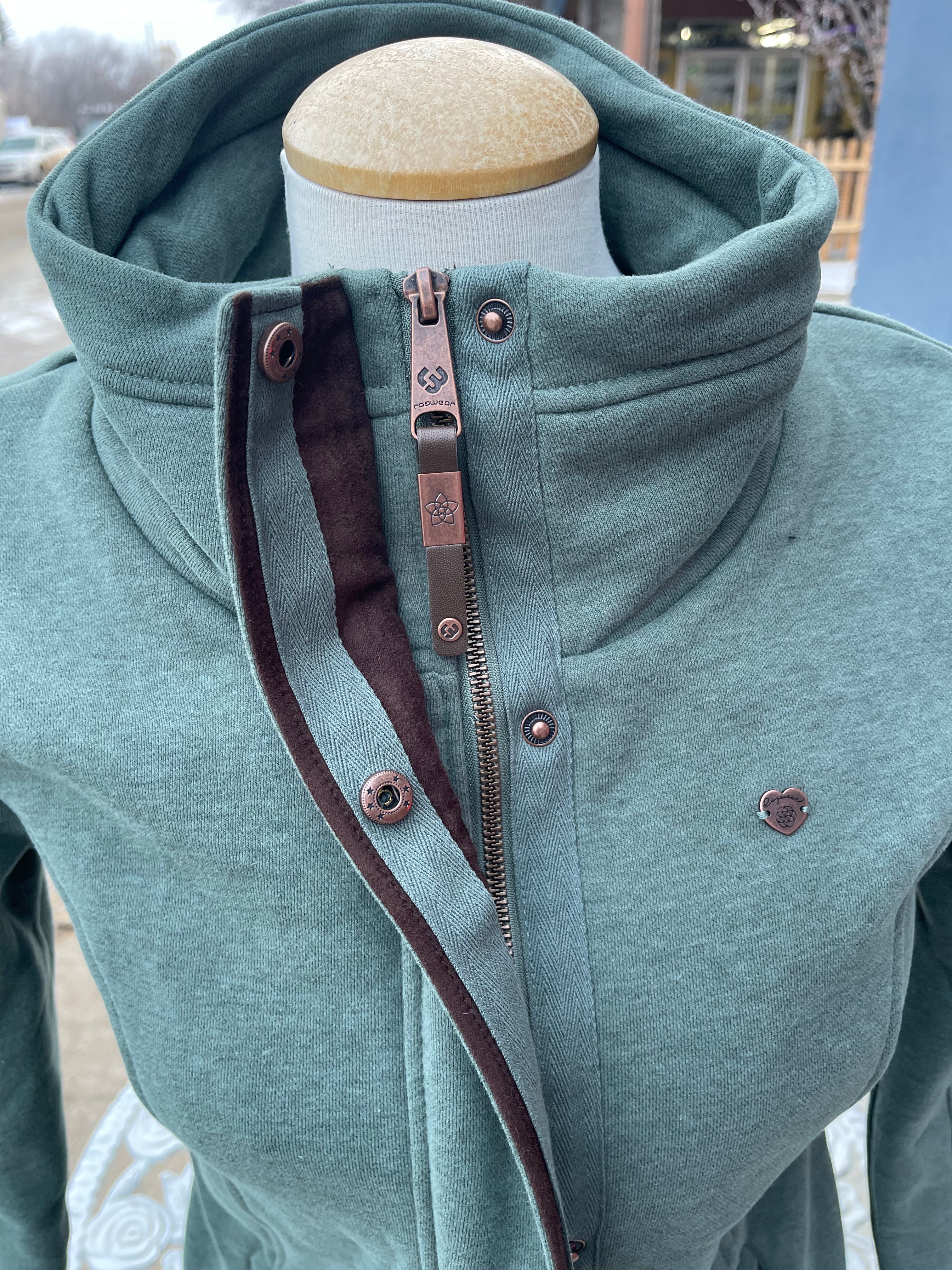Letrice  Mid Thigh Hoodie Jacket