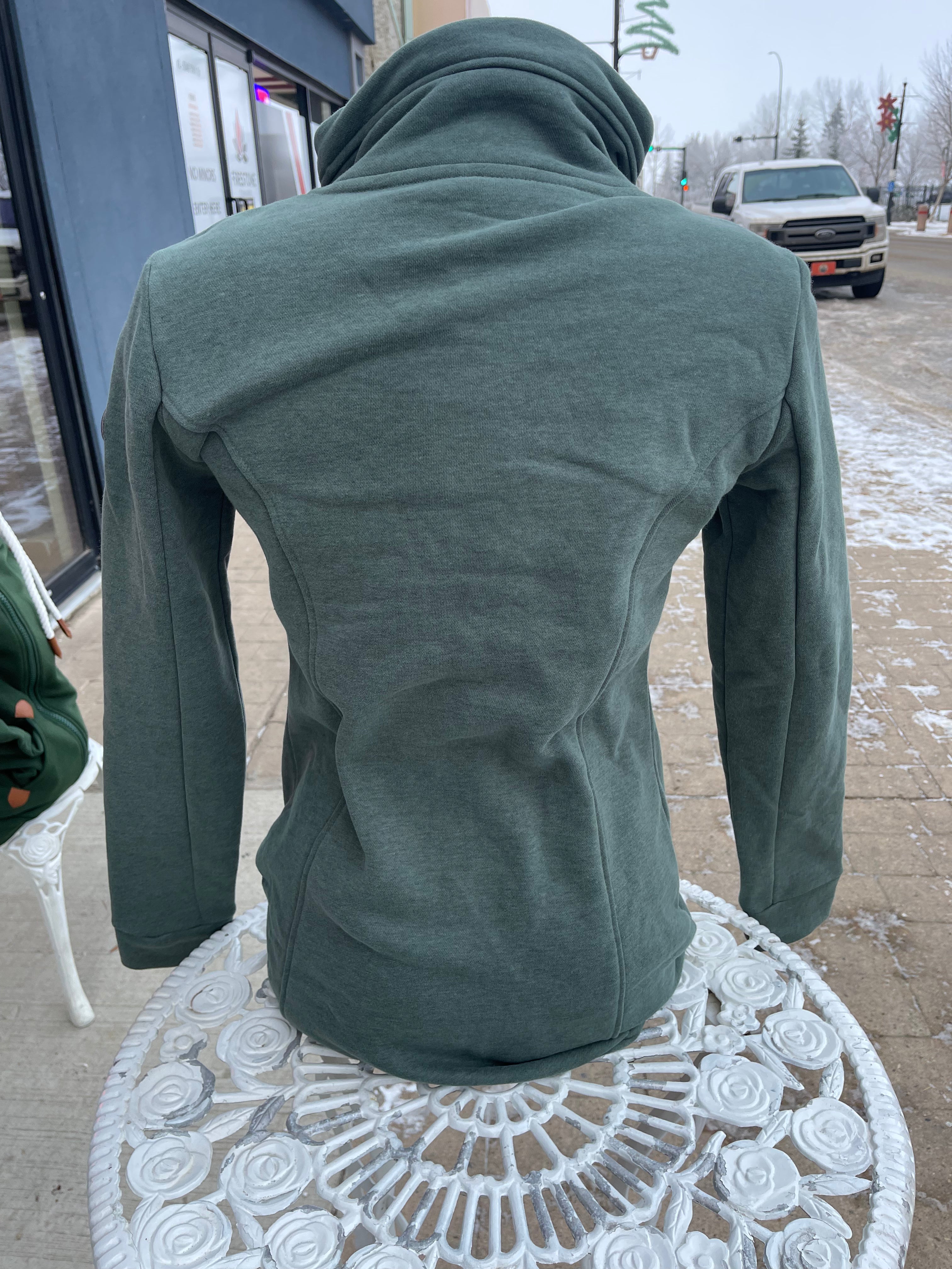Letrice  Mid Thigh Hoodie Jacket