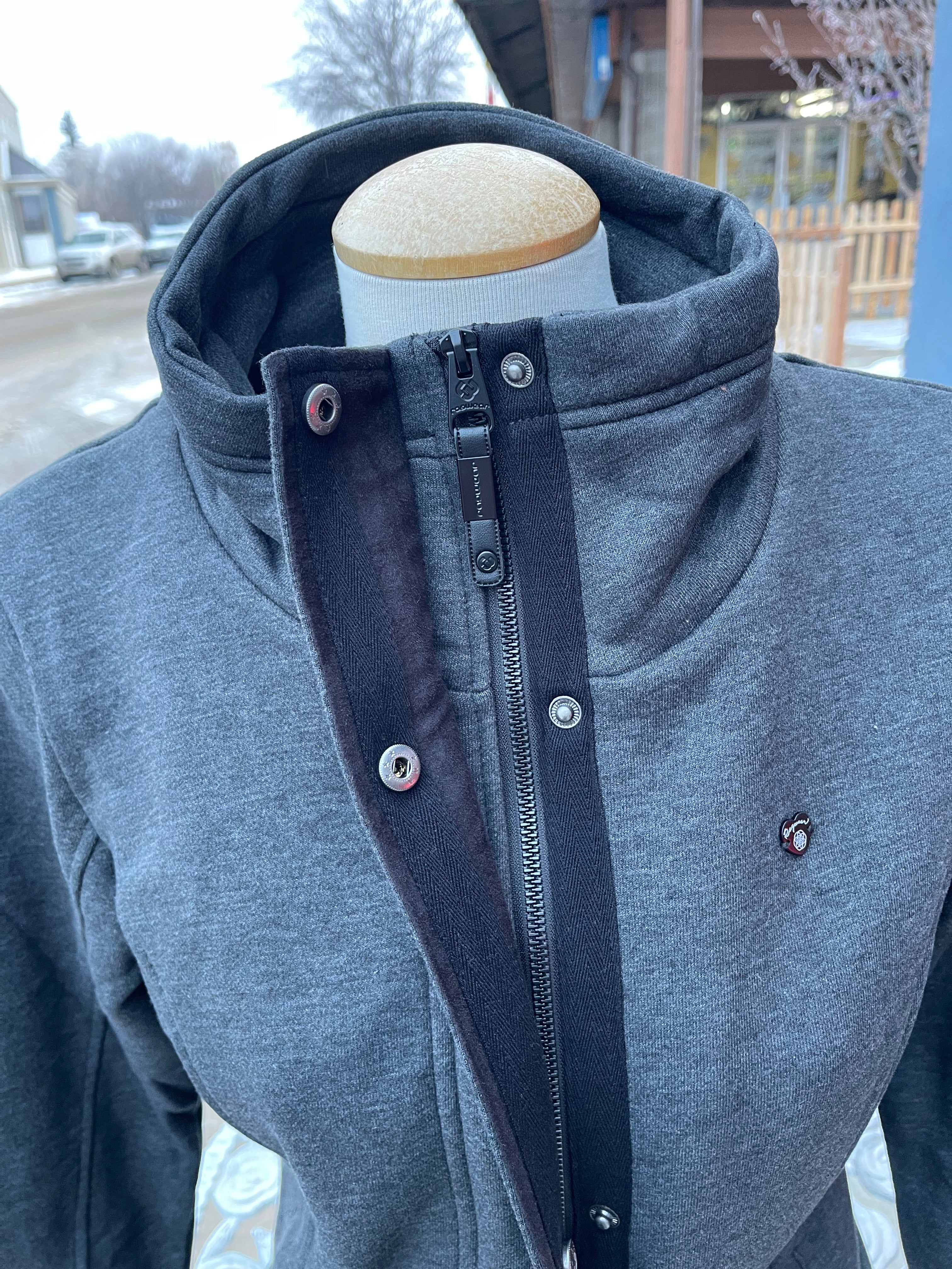 Letrice  Mid Thigh Hoodie Jacket