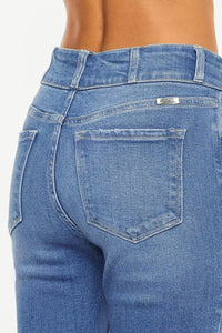 Sarah High Rise Slim Straight Jean