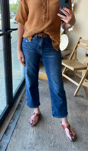 JB Wide Leg  High Rise Crop