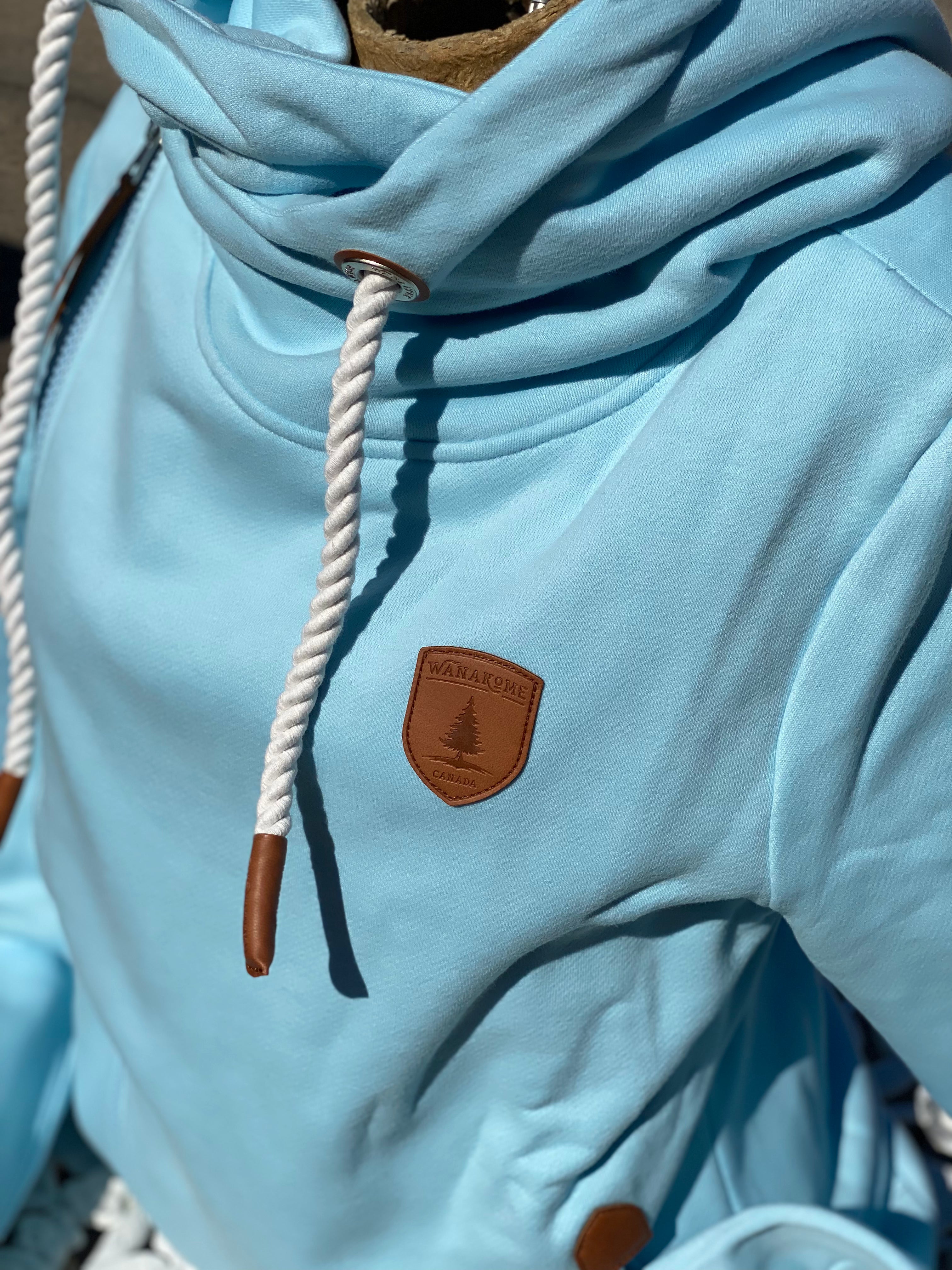 Athena Sky Cross Zip Hoodie