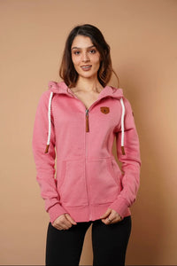 MED ONLy Punch Front Zip up Hoodie