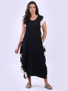 Italian Tie Dye Print Maxi Dress