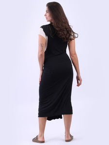 Italian Tie Dye Print Maxi Dress