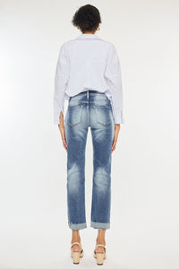 Michelle High Rise Slim Straight Jean