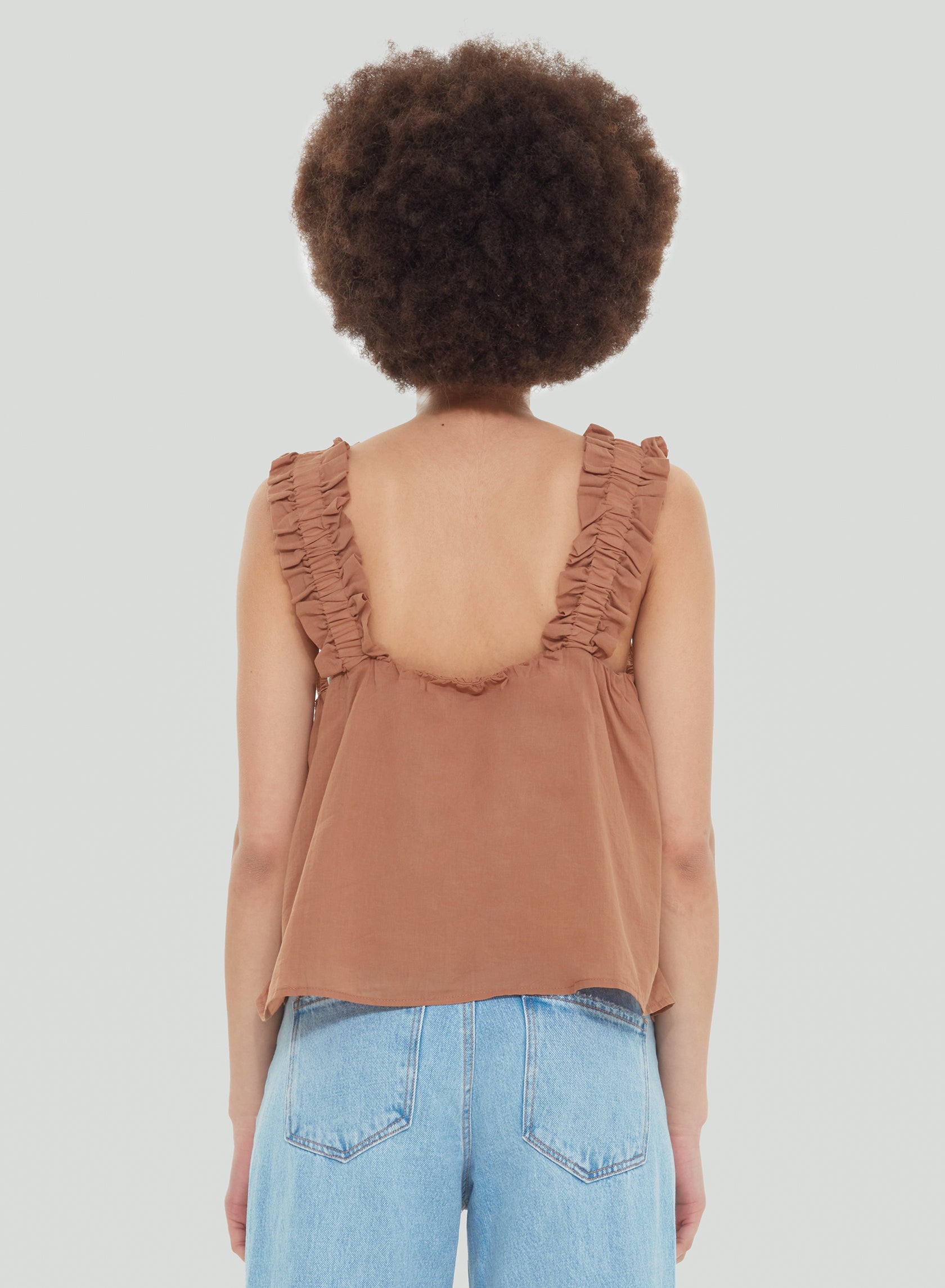 Ruffle Strap Cami