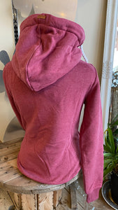 Athena Rhubarb Cross Zip Hoodie