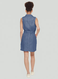 Tencel Shirtdress with Pockets
