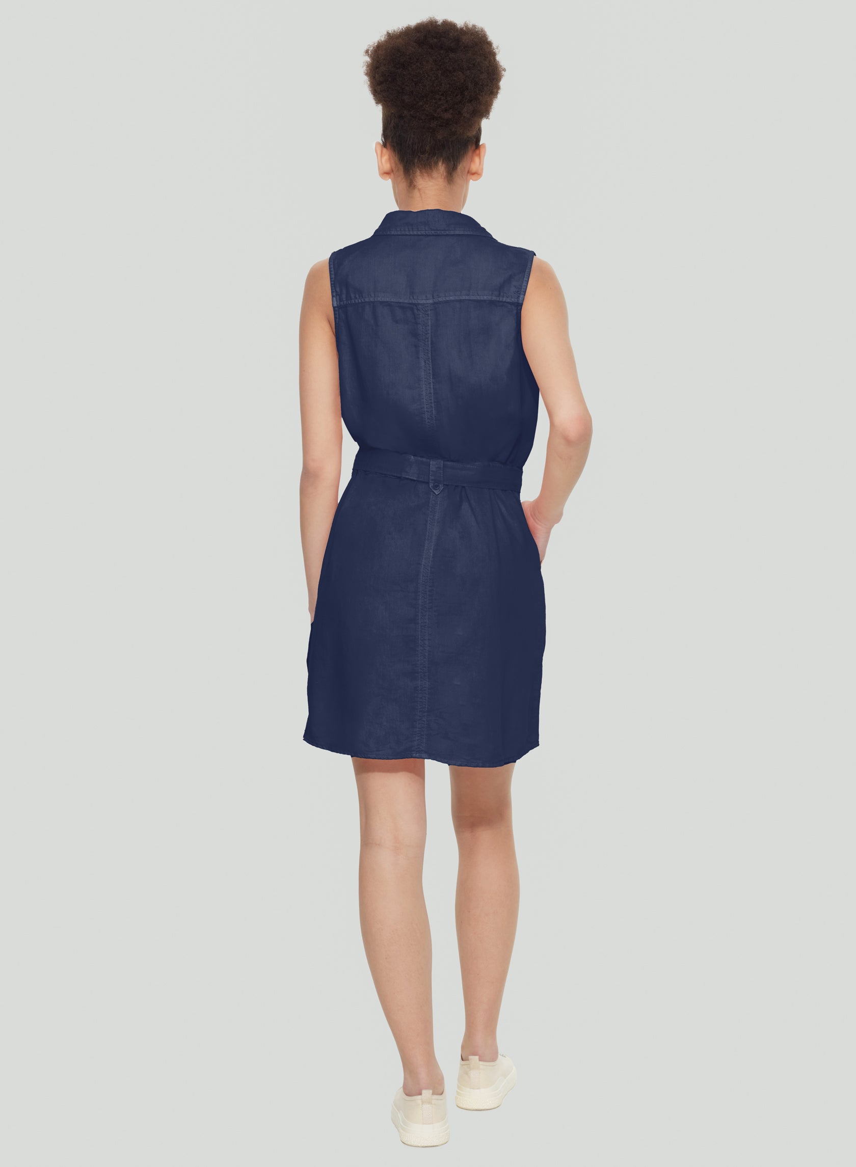 Tencel Shirtdress with Pockets