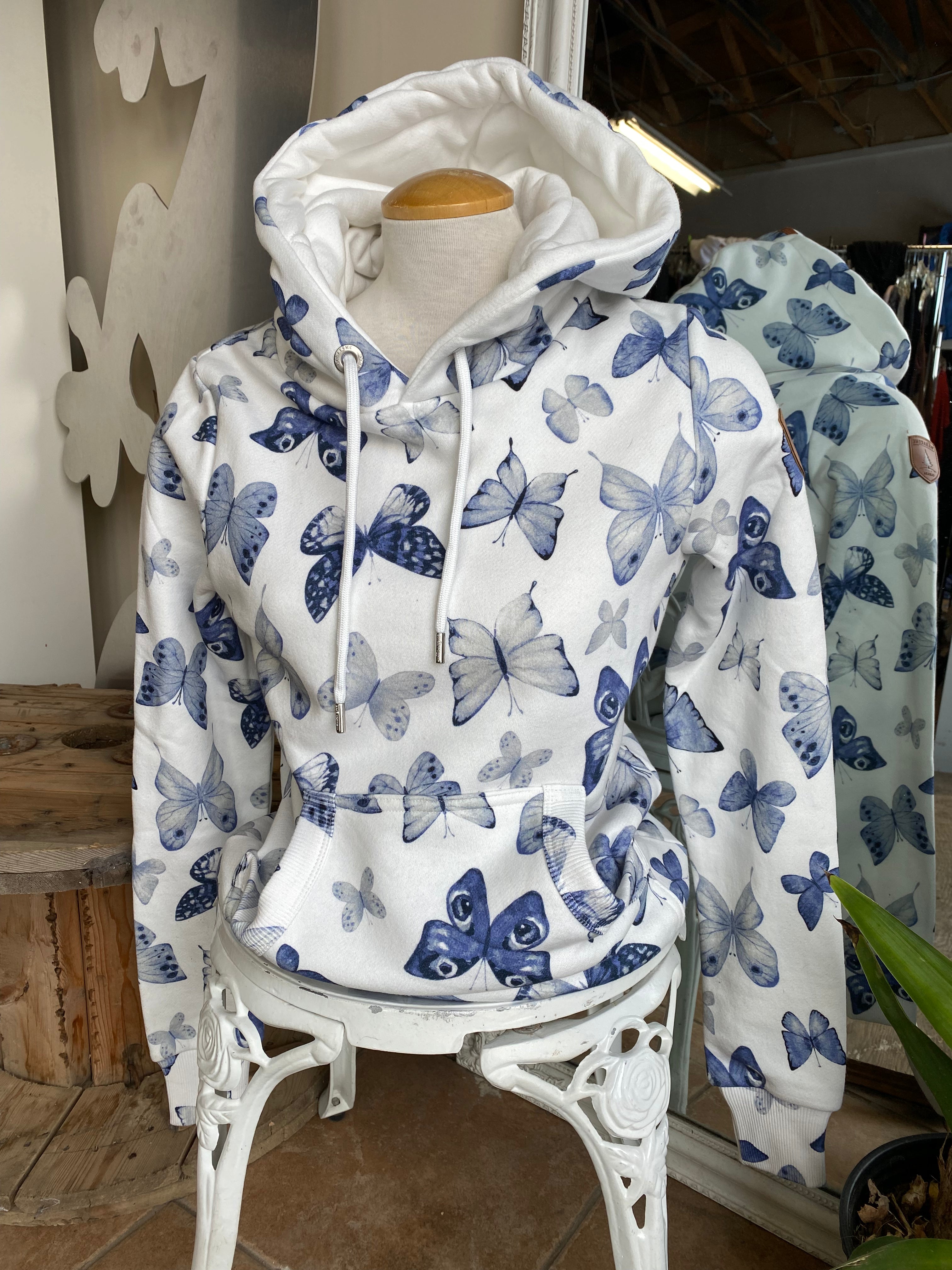 Pullover Butterfly Ivory  Hoodie