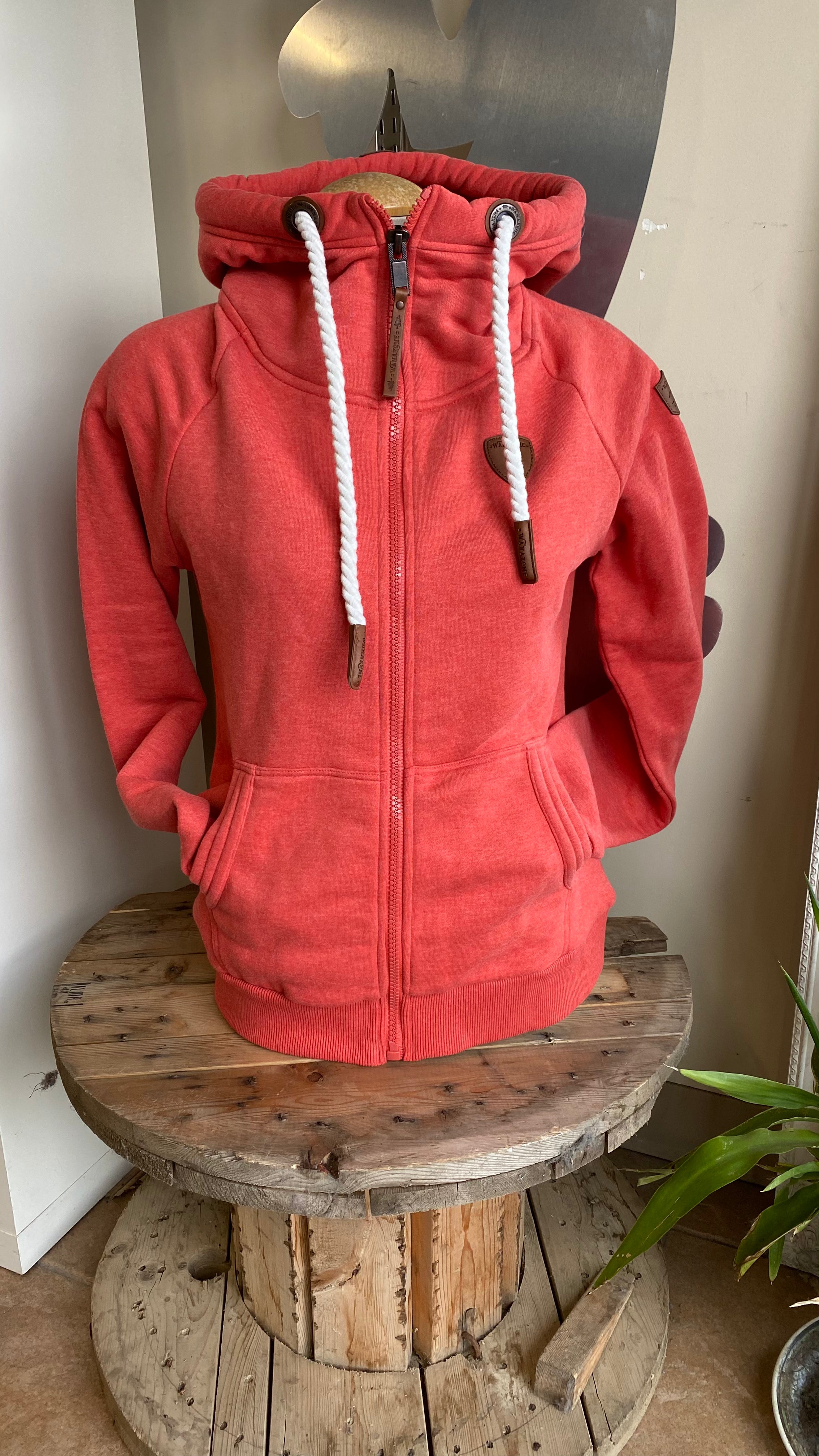 Hera Salsa Front Zip up Hoodie