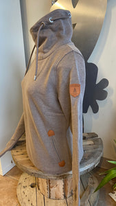 Julissa Choc Chip Cowl Neck  Hoodie